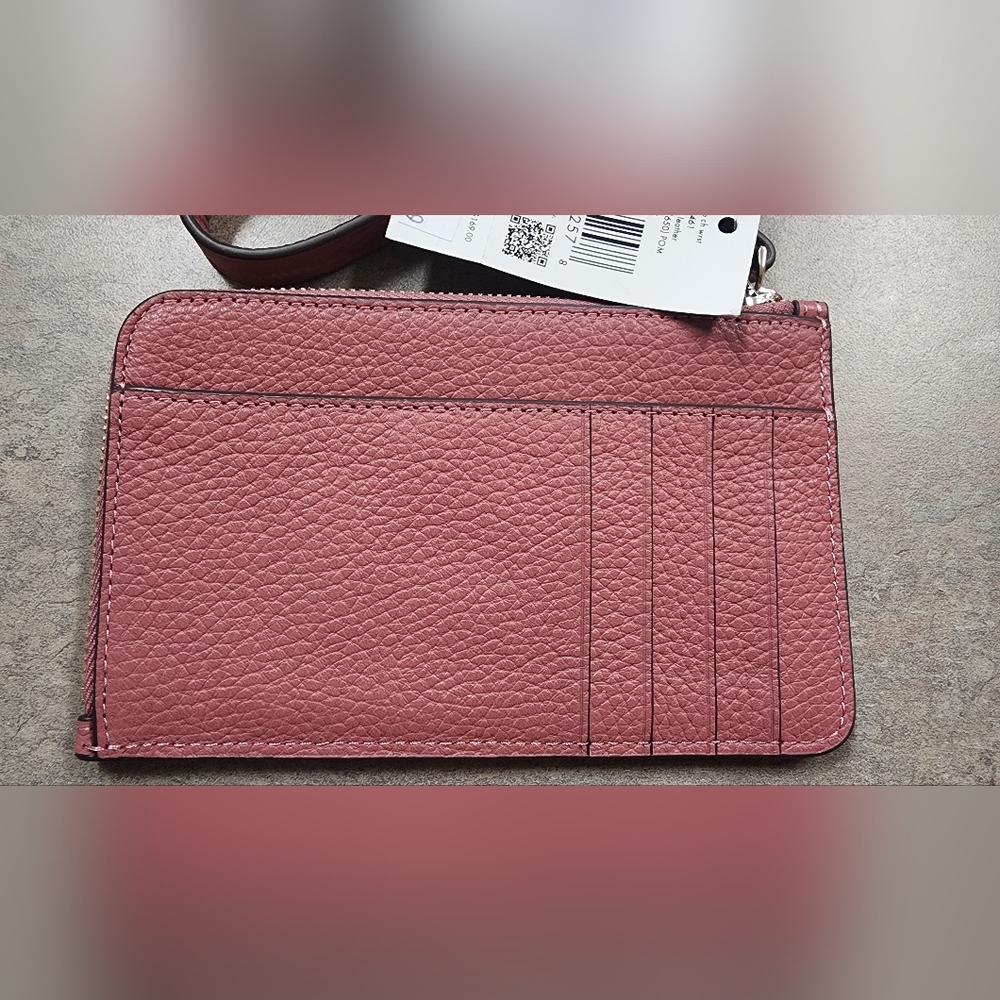 kate spade New York Pink Pebbled Leather Wristlet - Picture 4 of 7